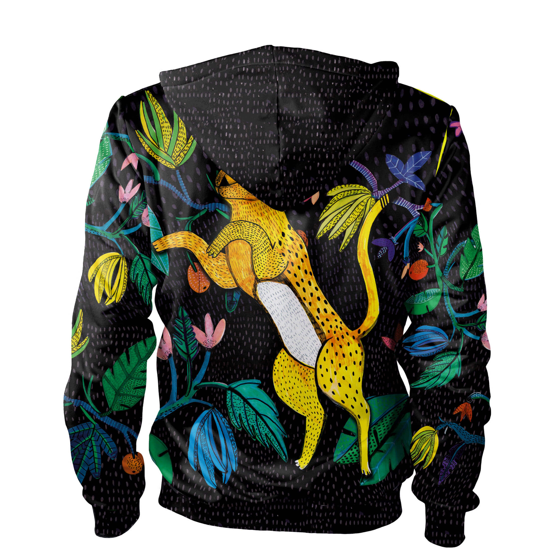 Gazelle bluza z kapturem clothes inspired by art Jungle Aga Głód ubrania ręcznie robione handmade Cacofonia5