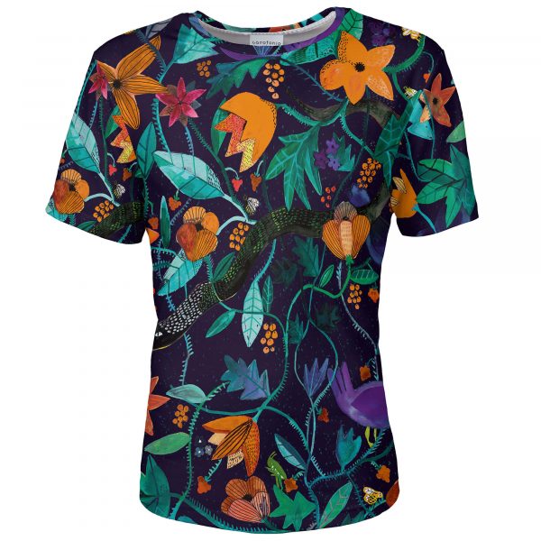 Garden of Eden_rajski ogród_floral motifs_clothes with flowers_snake_Cacofonia a9