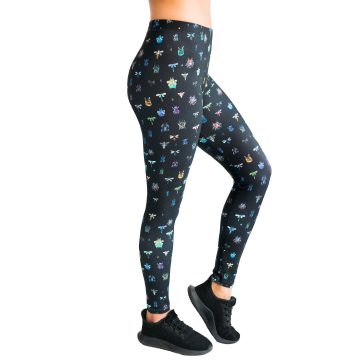 legginsy z nadrukiem