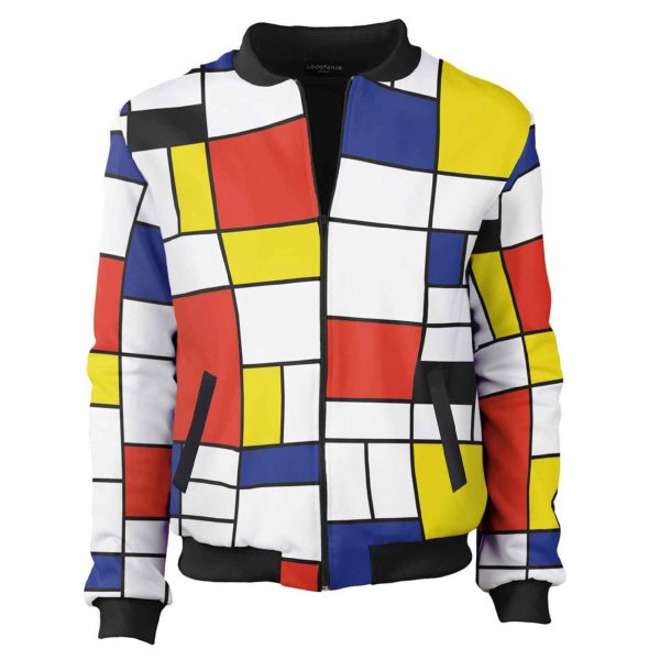Bomberka Mondrian Cacofonia - ubrania ze sztuką