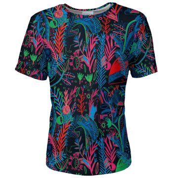 fluorescencyjna koszulka męska