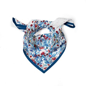 Winter-Flowers-apaszka-blue