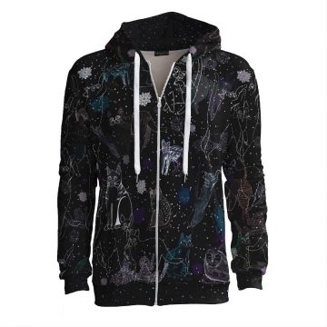 bluza rozpinana z kotami