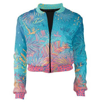 krotka niebieska bomberka