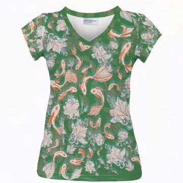 Green Fishes - Tshirt w serek